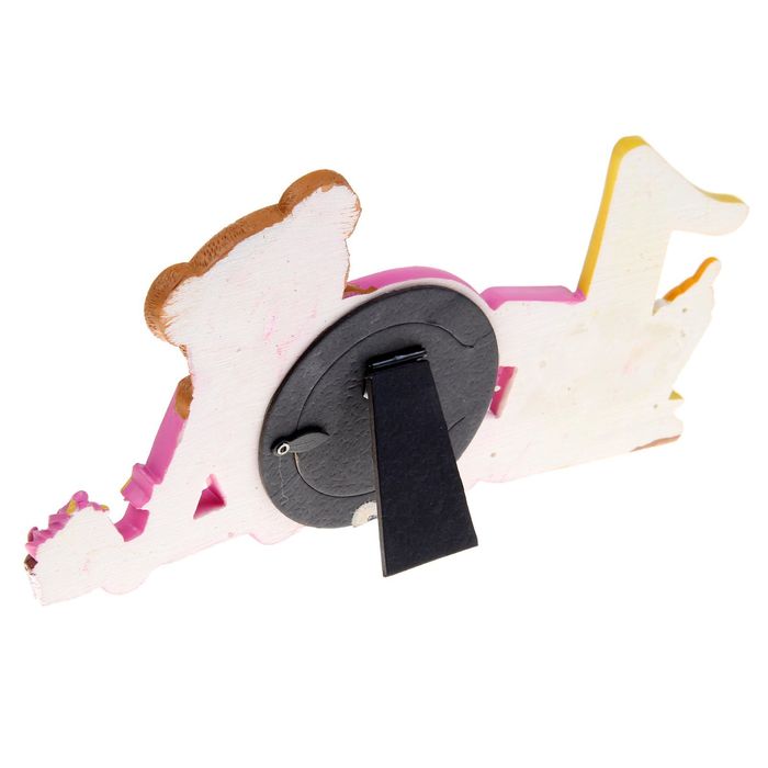 Фоторамка "1 год", для фото 5 х 5 см, розовая