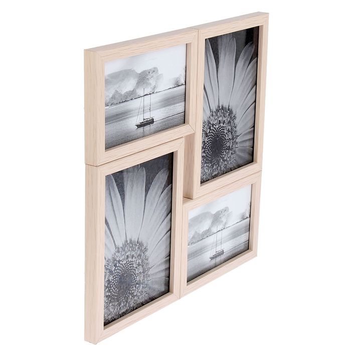 Фоторамка-коллаж на 4 фото, 2 шт. 10х15 см, 2 шт. 13х18 см