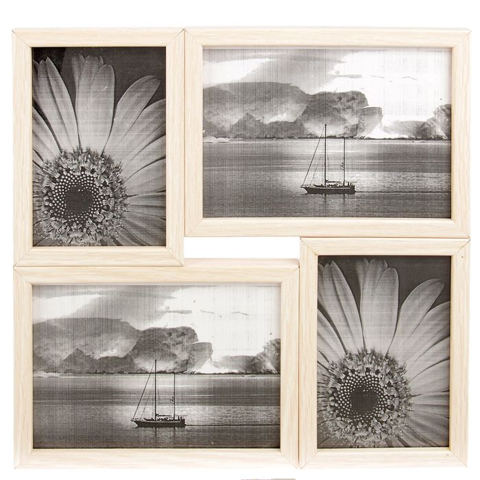 Фоторамка-коллаж на 4 фото, 2 шт. 10х15 см, 2 шт. 13х18 см