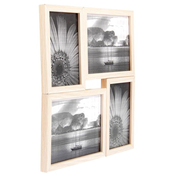 Фоторамка-коллаж на 4 фото, 2 шт. 10х15 см, 2 шт. 13х18 см