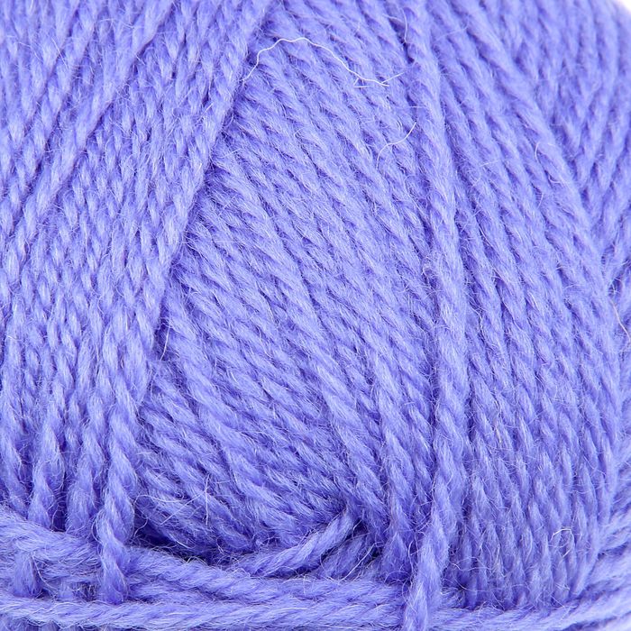 Пряжа "Чистая шерсть" 100% шерсть 250м/100гр (0070, лесной колокольчик)