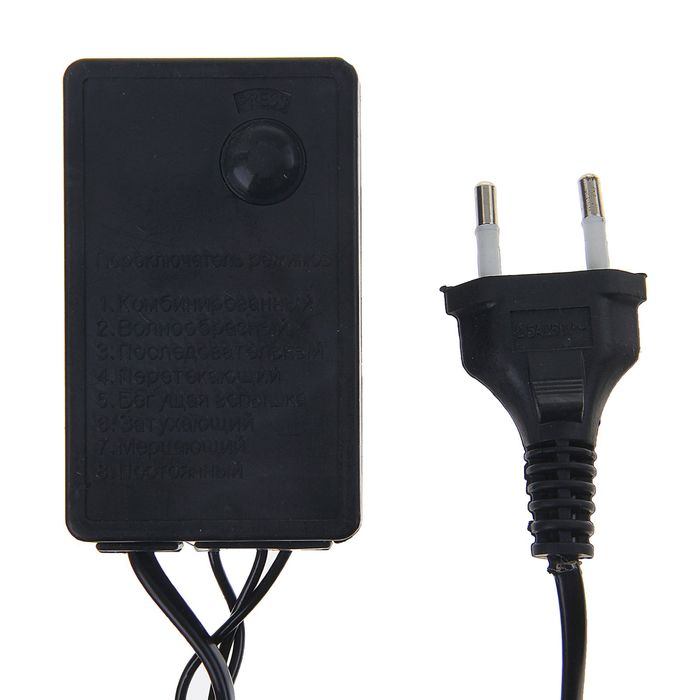 Гирлянда "Метраж" улич. с насад. "Звезда средняя" 5 м, Н.Т. LED-40-220V, контр. 8 р, БЕЛЫЙ