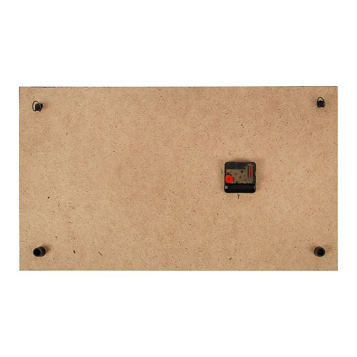 Часы настенные прямоугольные "Пальмы на закате", 36х60 см микс