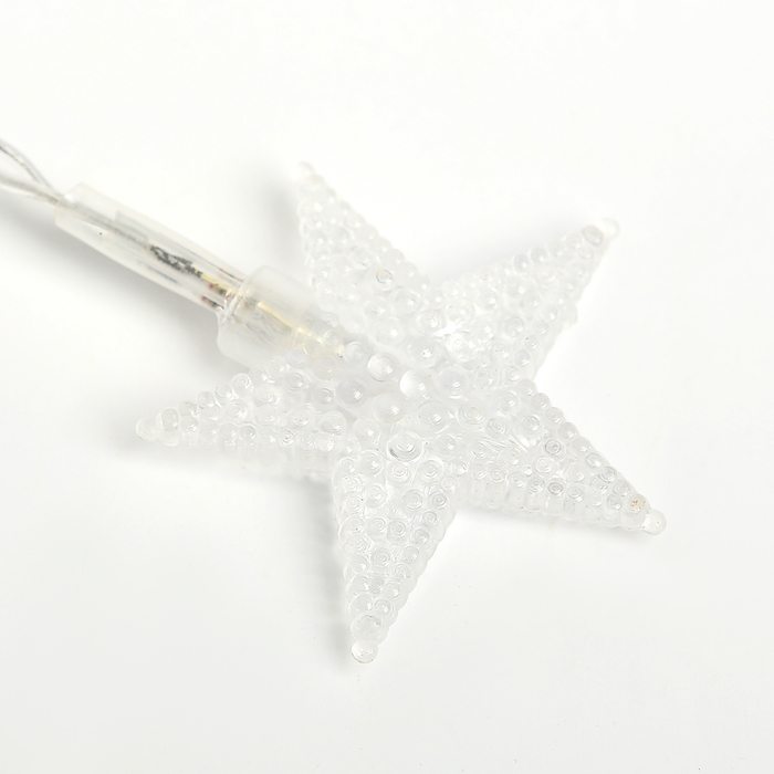 Гирлянда "Бахрома" Ш:1.4 м, В:0,3 м, Н.С. "Звезда средняя", LED-48-220V, МУЛЬТИ(RG/RB)