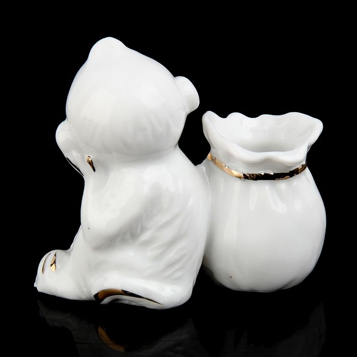 Сувенир "Малыш обезьянка с мешком-подставкой"