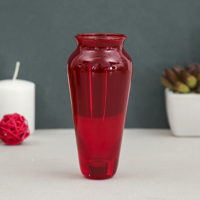 Ваза "Весна" красная, 0,15 л