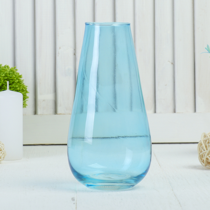 Ваза "Весна" голубая 0,72 л