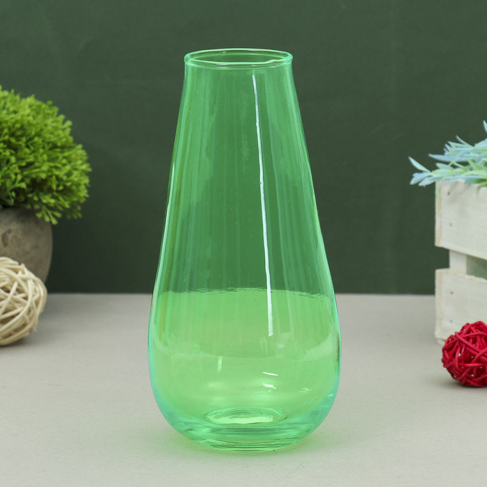 Ваза "Весна" зелёная, 0,72 л