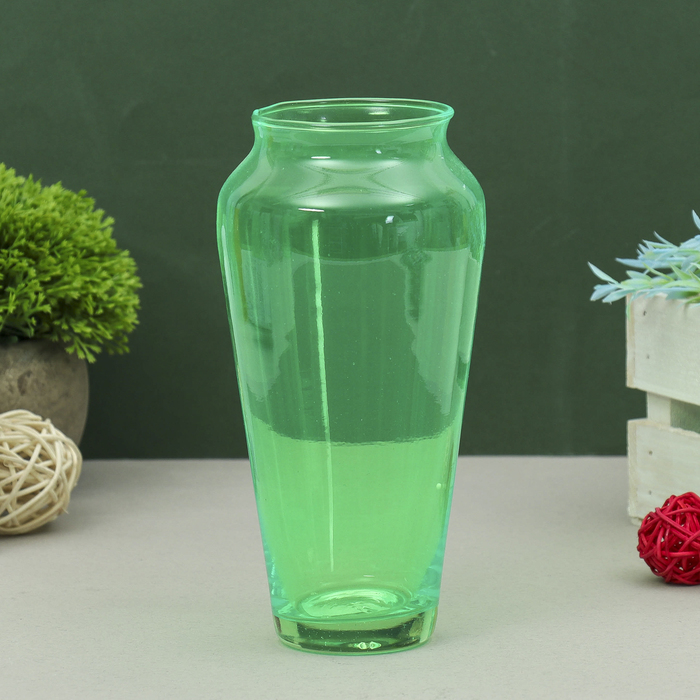 Ваза "Весна" зелёная, 0,65 л