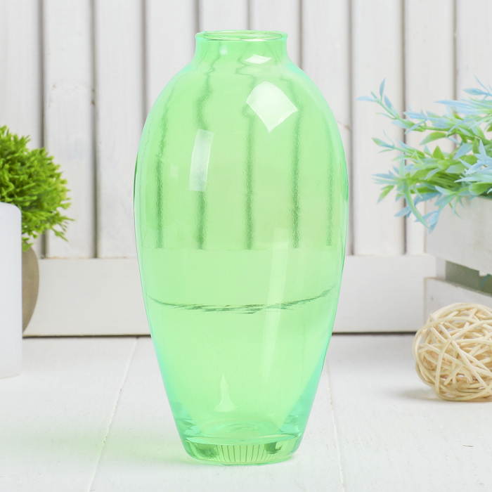 Ваза "Весна" зелёная, 0,56 л
