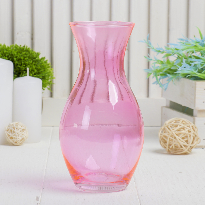 Ваза "Весна" розовая 0,72 л