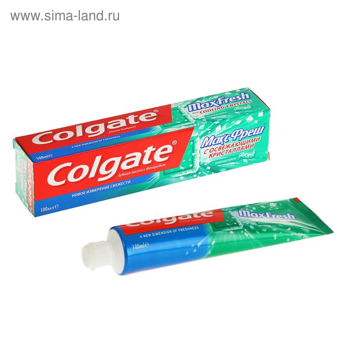 фото Зубная паста colgate max fresh «нежная мята», 100 мл