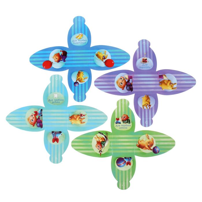 Набор памятных коробочек с анкетой "Наш малыш"