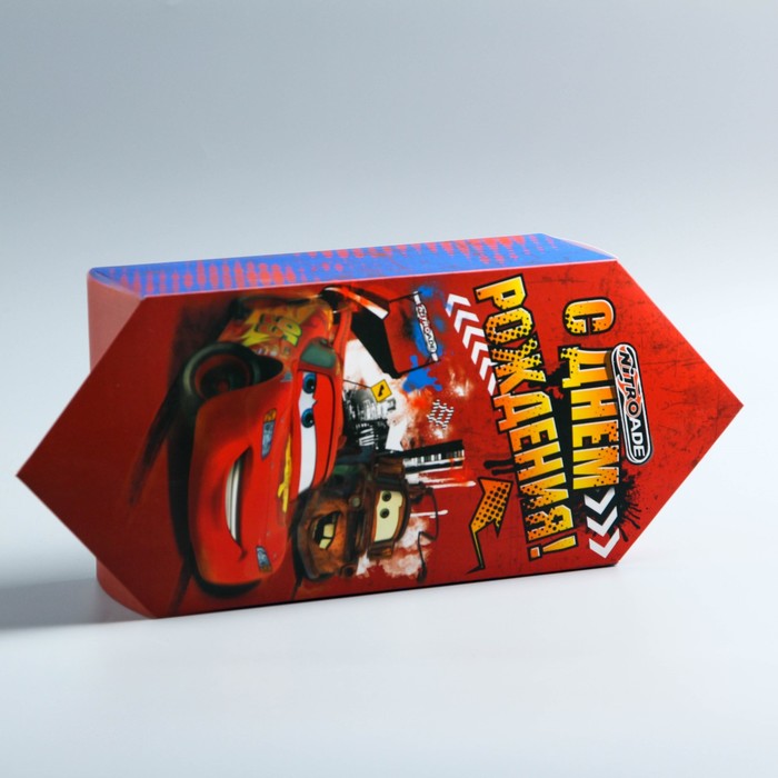 Складная коробка-конфета "С Днем рождения!", 14 х 22 см