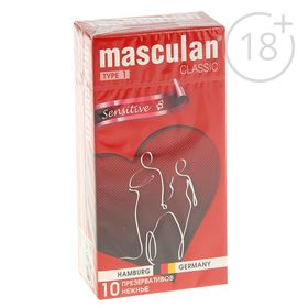 Презервативы Masculan 1 classic, нежные, 10 шт