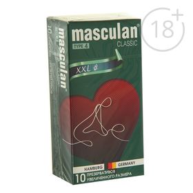 Презервативы Masculan 4 classic, увеличенный размер, розовые, 10 шт