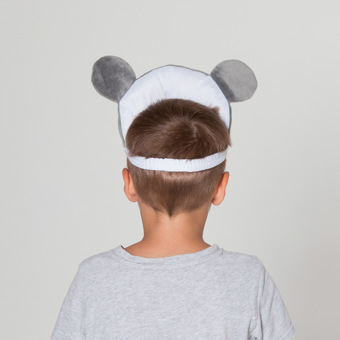 Карнавальный набор "Мышонок", 2 предмета: шапка-маска, лапы