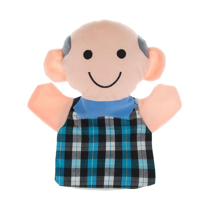 Мягкая игрушка на руку "Дедушка"
