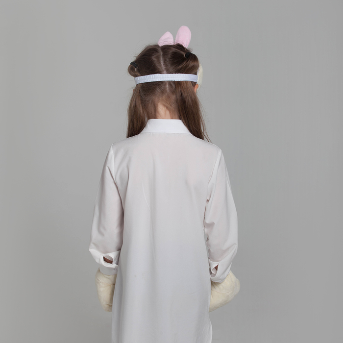 Карнавальный набор "Зайчик", 2 предмета: шапка-маска, лапы