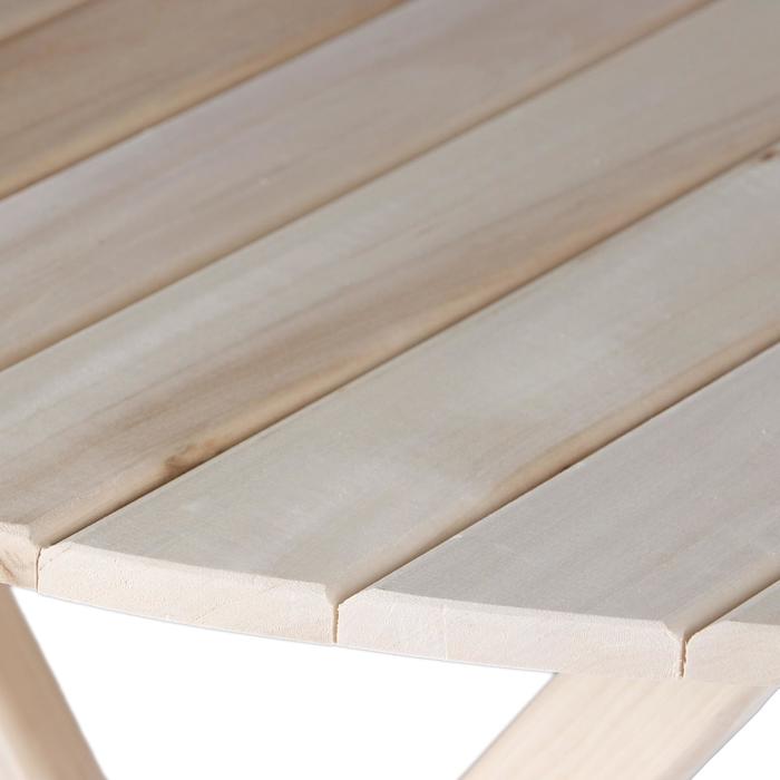 Стол раскладной круглый 90*80*75см