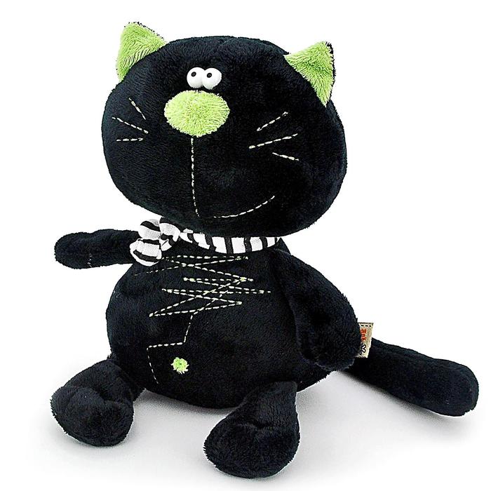 фото Мягкая игрушка «кот батон», цвет чёрный, 20 см orange toys