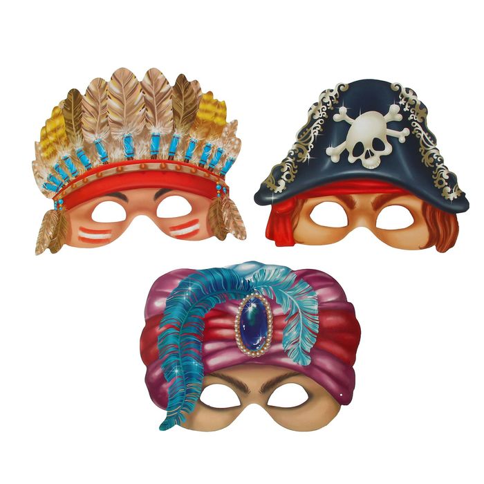 Набор карнавальных масок "С Запада на Восток на всех парусах"