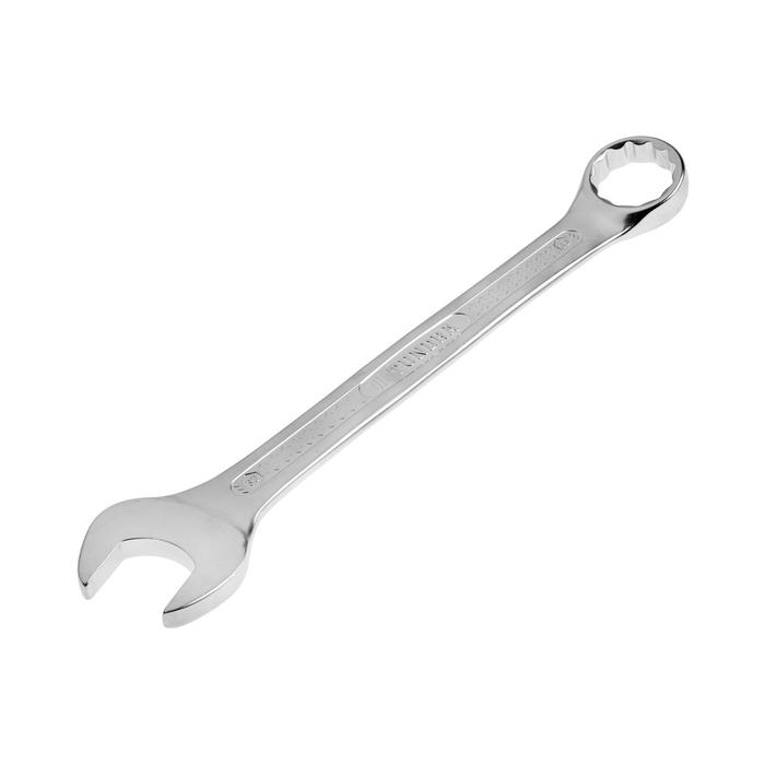 Ключ гаечный комбинированный TUNDRA Premium, CrV, холодный штамп, матовый, 32 мм