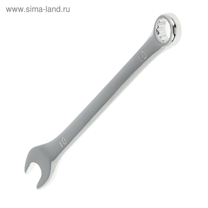 фото Ключ комбинированный tundra, crv, полированный, 10 мм
