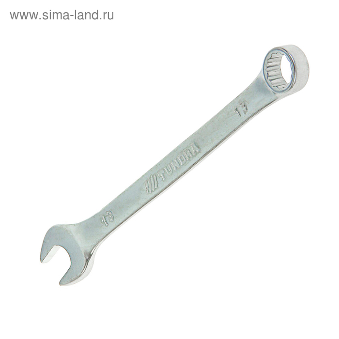 Ключ комбинированный TUNDRA, CrV, сатин, 13 мм