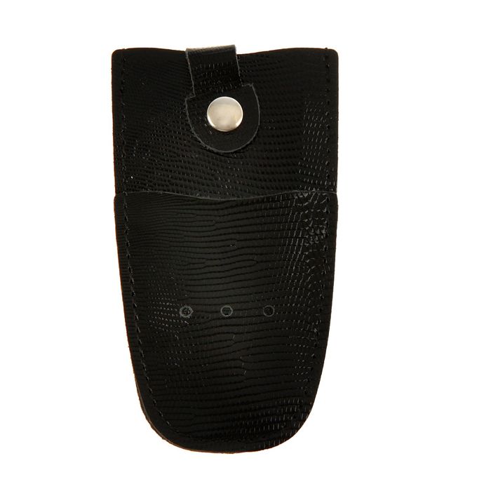 Ключница на кнопке, кольцо, цвет чёрный