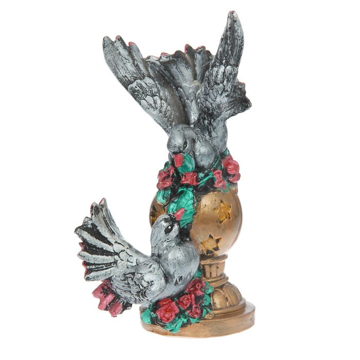 Сувенир "Голуби на шаре" средний, микс