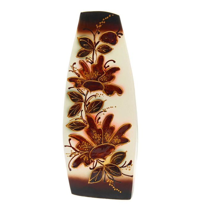 Ваза напольная "Скала" тигровая орхидея