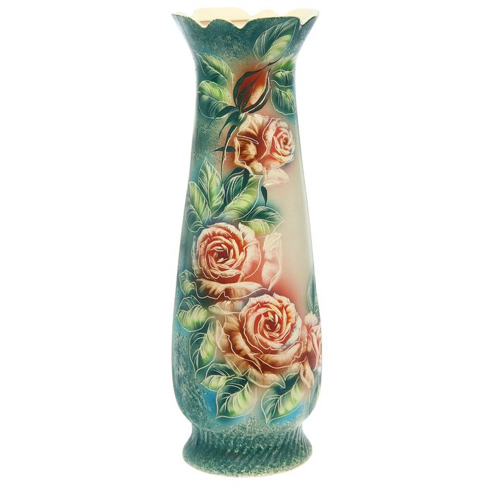 Ваза напольная "Мэри" розы, микс