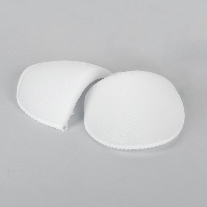 Подплечники втачные, обшитые, 10 пар, цвет белый, В(ОВ)-14