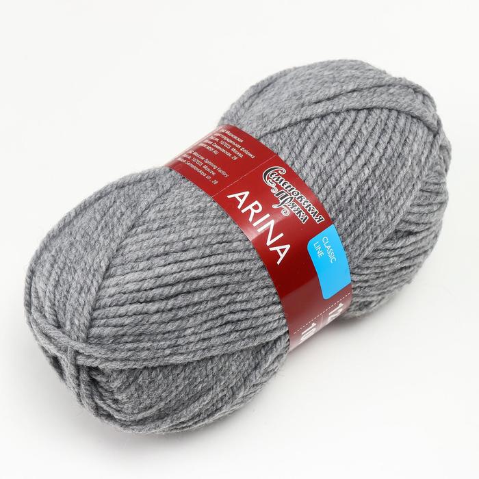 

Пряжа Arina (АринаПШ) 50% шерсть, 50% акрил 123м/100гр (744 св.маренго)
