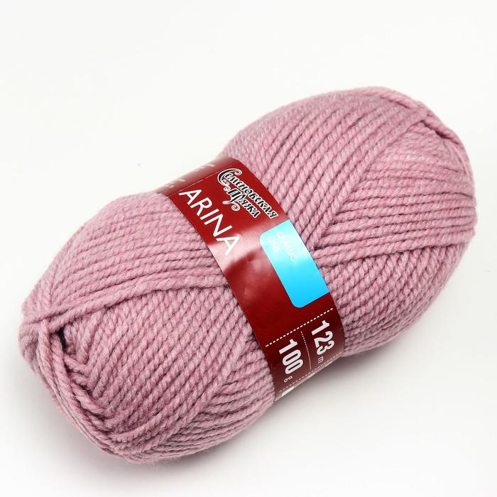 

Пряжа Arina (АринаПШ) 50% шерсть, 50% акрил 123м/100гр (1042 св.ковыль)