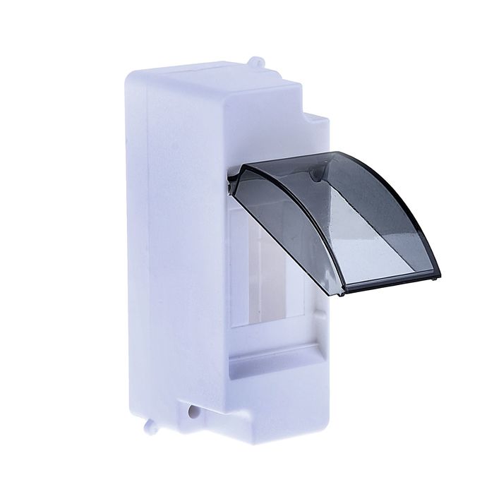 Бокс для автоматических выключателей на 2 модуля с крышкой