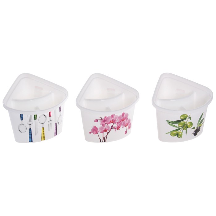 Подставка для столовых приборов "Краски", цвета МИКС