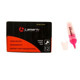 

Маркер текстовыделитель 5.0 Lamark розовый