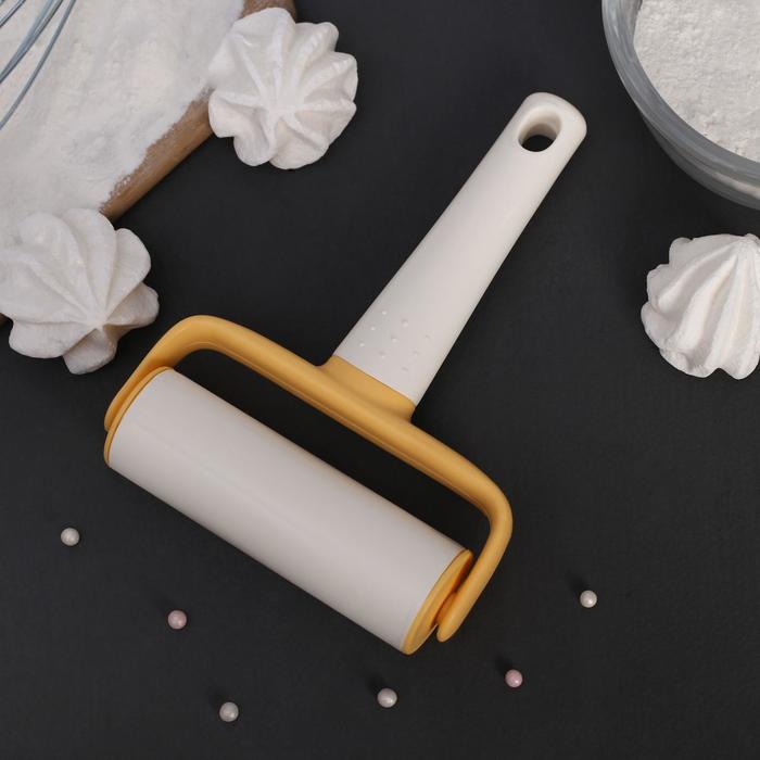 Валик для раскатки теста "Ваниль" 17х11х3 см