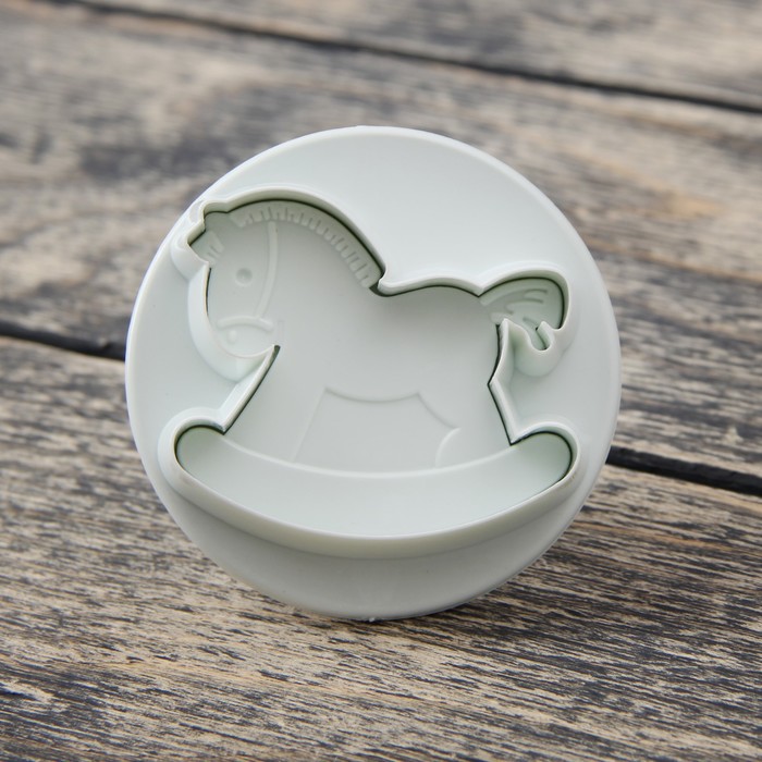 Набор плунжеров кондитерских "Пони", 4 шт: 8х8х6 см, 6х6х6 см, 5х5х5 см