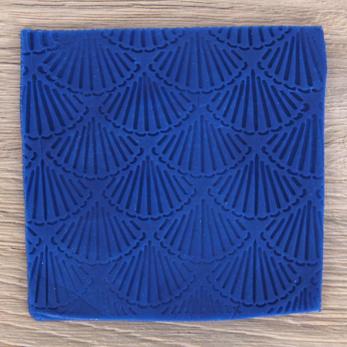 Валик для накатки теста фактурный "Ракушки" 19х12х4,5 см,