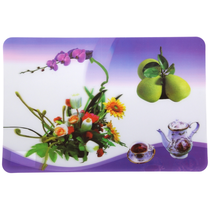 Салфетка кухонная Real 3D &quot;Весеннее чаепитие&quot; 42х28 см