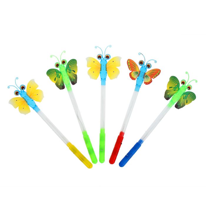 Световая палочка "Бабочка", цвета МИКС
