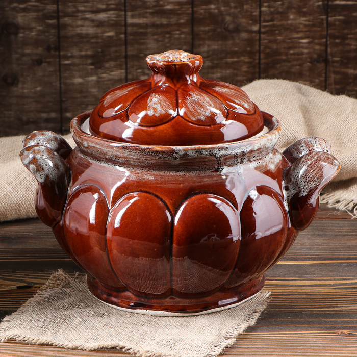 Жаровня "Ромашка" 4 л, микс