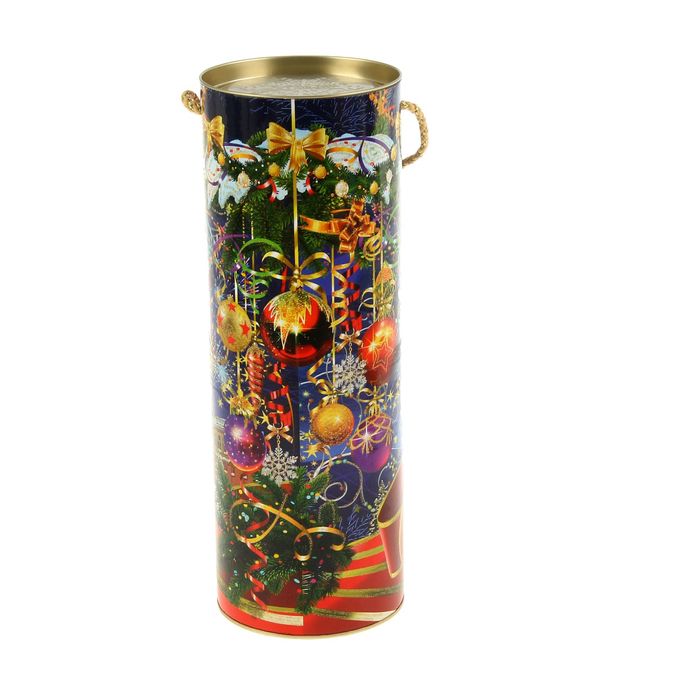 Подарочная коробка, тубус "Кремлевская" 12х34.5 см