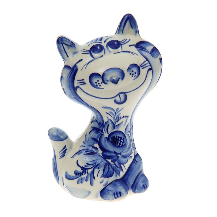 Копилка "Моня" гжель