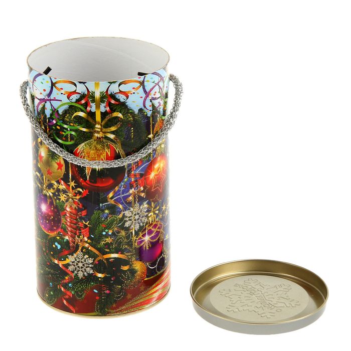 Подарочная коробка, тубус "Куранты" 12х22 см