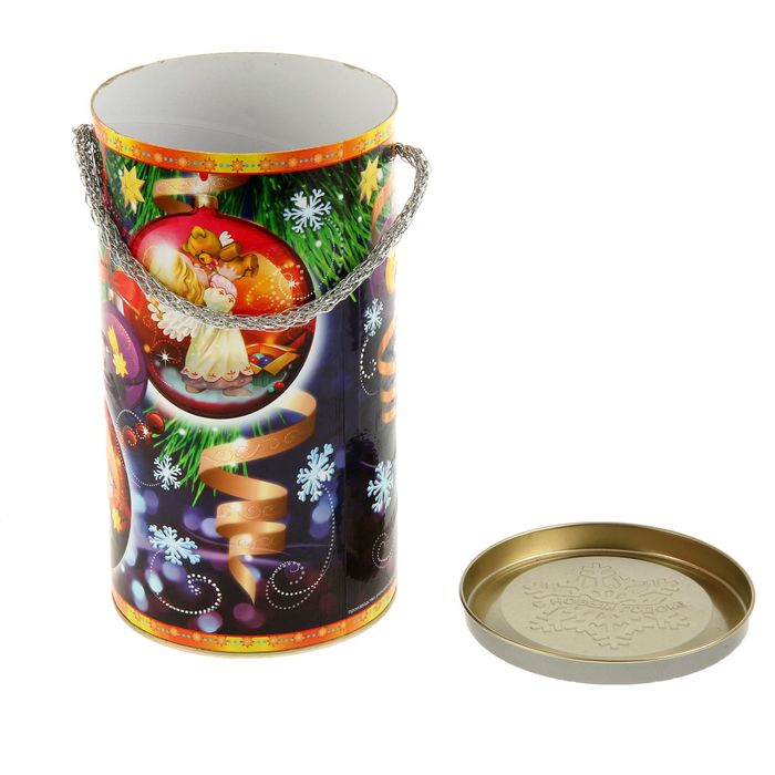 Подарочная коробка, тубус "Ангелочки" 12х22 см