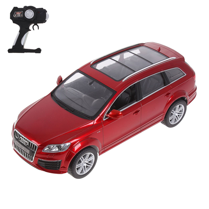 Машина радиоуправляемая "Audi Q7", с аккумулятором, масштаб 1:18, световые эффекты, МИКС